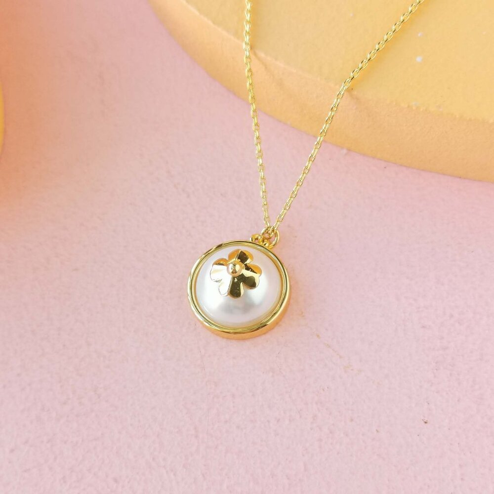 Kate Spade - Pearls On Pearls White Gold Necklace - NEW
